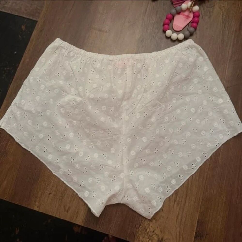 Primark white shorts